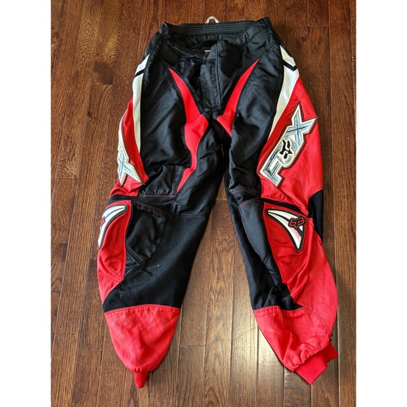Fox Racing Other - Fox Racing Motocross Pants Mens 32 Red Black White MX Dirt Bike Riding Gear